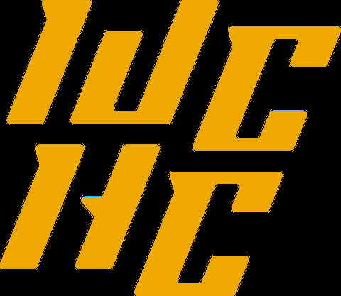 Four gold parallelogram shapes arranged in a 2x2 grid pattern